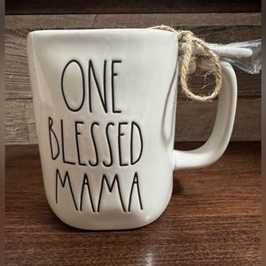 Super Cute 🥰 Rae Dunn By Magenta One Blessed Mama Ceramic Mug - NEW